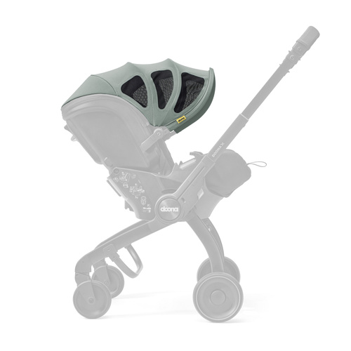 Doona - X Letni daszek do wózka/fotelika - Forest Grey