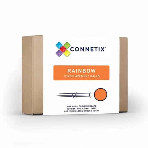 CONNETIX - Klocki magnetyczne Rainbow Ball Replacement Pack - 12 el.