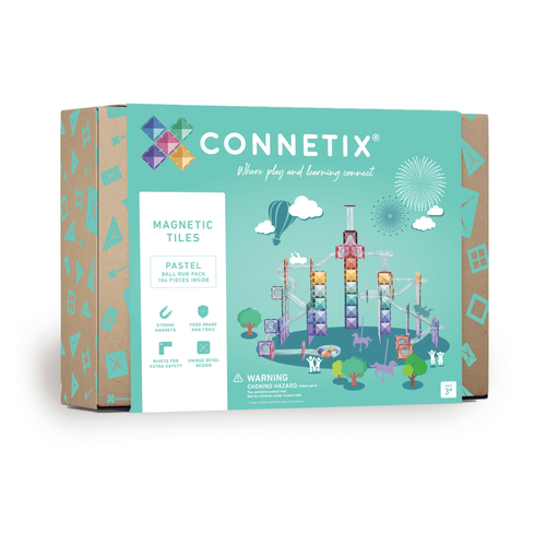 CONNETIX - Klocki magnetyczne Pastel Ball Run Pack - 106 el.