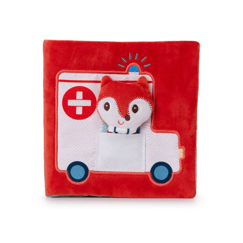 LILLIPUTIENS Książeczka aktywizująca z mini-pacynką Doktor Lisiczka Alice 12 m+