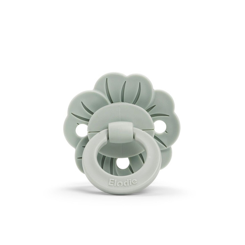ELODIE DETAILS - smoczek silikonowy Binky Bloom 3m+, mineral green