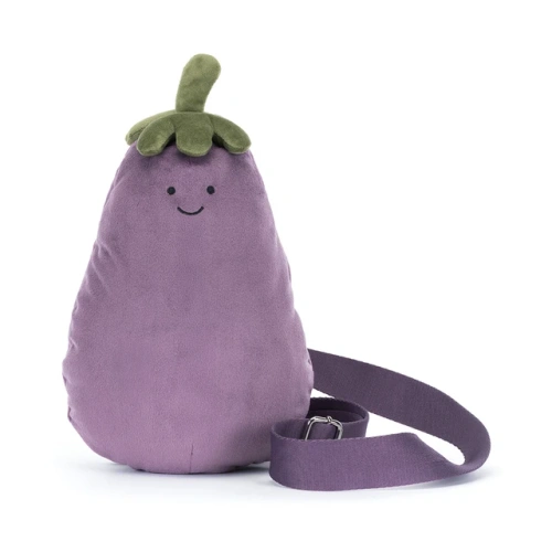 Jellycat - torebka na ramię Zabawny Bakłażan 28 cm