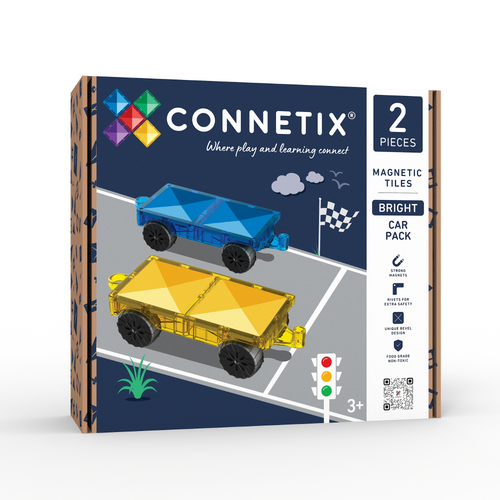 CONNETIX - klocki magnetyczne Bright Car Pack - 2 el.