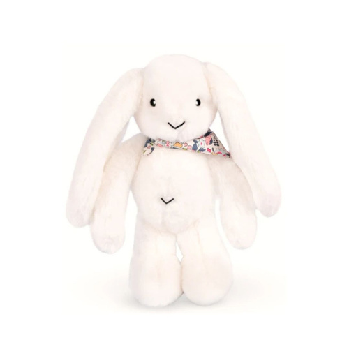 DOUDOU - pluszowy królik Lapin Fleurette Doudou et Compagnie, 35 cm, biały