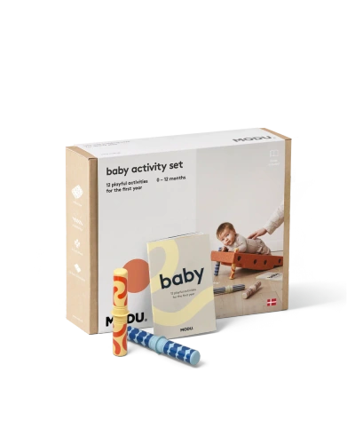 MODU - Baby activity set - Burnt Orange / Dusty Green