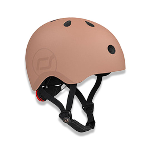 SCOOTANDRIDE - Kask S-M dla dzieci 3+, Mocha